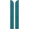 Ekena Millwork Americraft 2-Board (3 Batten) Wood Joined Board-n-Batten Shutters w/ Arch Top, ARW401BQ207X77ANH, PR ARW401BQ207X77ANH - alternate 1